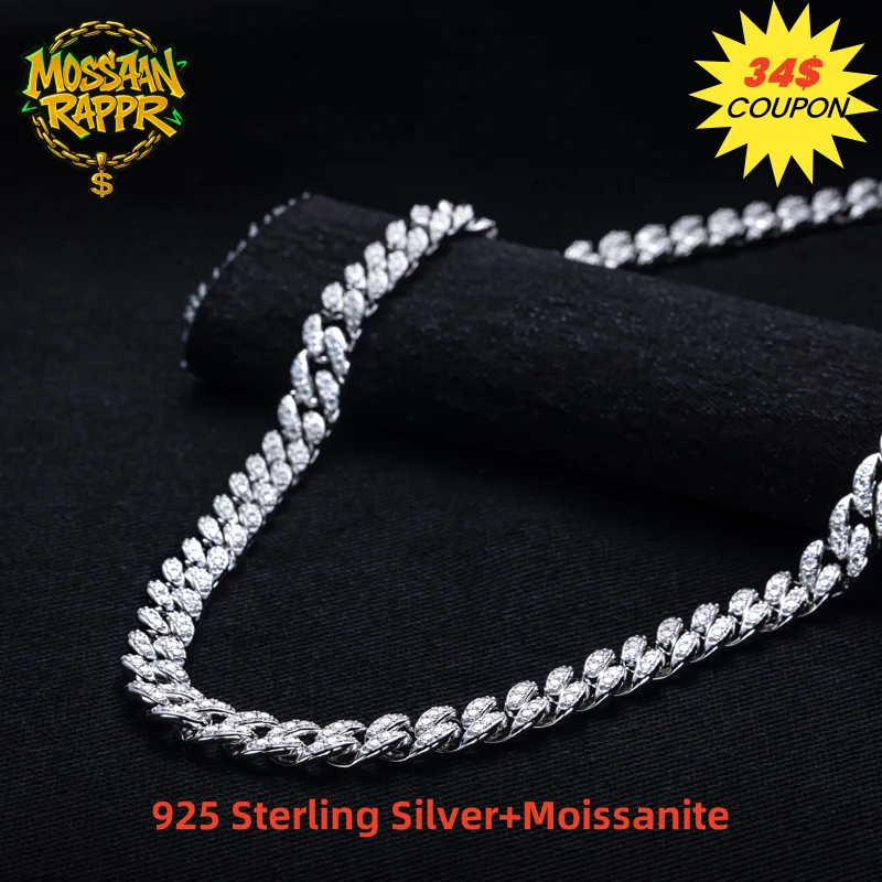 MossanRappr 5,18-15,07cttw муассанит Iced Out кубинское звено ожерелье хип-хоп цепочка стерлингового серебра 925 пробы мужская мода ювелирные изделия в стиле панк
MossanRappr 5,18-15,07cttw муассанит Iced Out кубинское звено ожерелье хип-хоп цепочка стерлингового серебра 925 пробы мужская мода ювелирные изделия в стиле панк