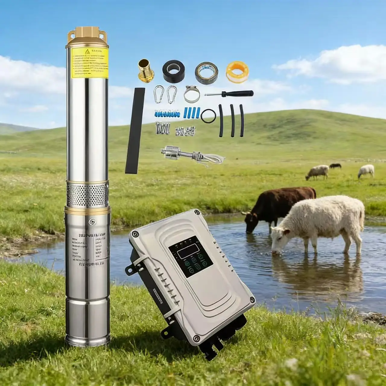 Набор высокоскоростных солнечных насосов из нержавеющей стали 304, синхронный двигатель с постоянным магнитом MPPT, погружной насос для солнечных применения
Набор высокоскоростных солнечных насосов из нержавеющей стали 304, синхронный двигатель с постоянным магнитом MPPT, погружной насос для солнечных применения