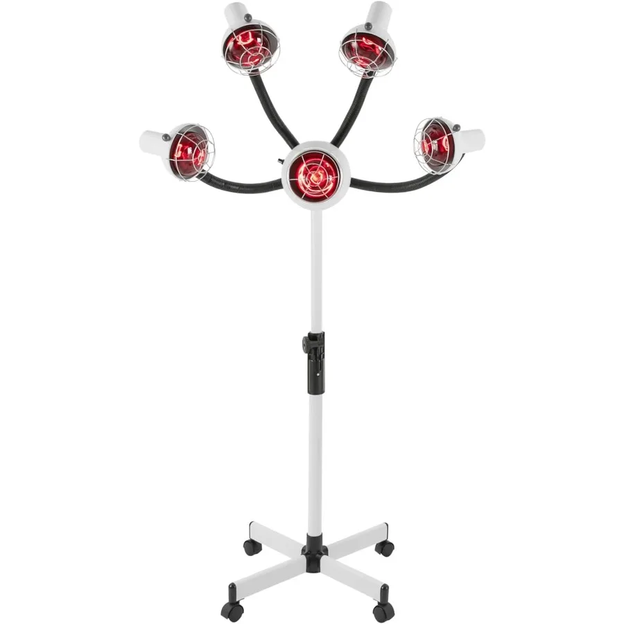 750 Вт 5 головок Инфракрасная тепловая лампа Парикмахерский обогреватель Фен Инфракрасная лампа 5 головок для парикмахерской Парикмахерская Цвет волос Proces
750 Вт 5 головок Инфракрасная тепловая лампа Парикмахерский обогреватель Фен Инфракрасная лампа 5 головок для парикмахерской Парикмахерская Цвет волос Proces