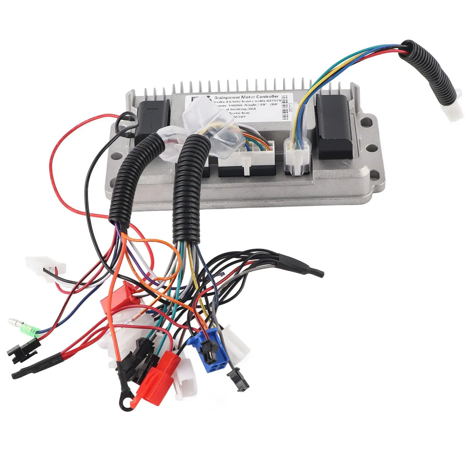 36/48/60/72V 500/1000W Electric Bike/Scooter Brushless Controller with 3 Sine Waves Modes
36/48/60/72V 500/1000W Electric Bike/Scooter Brushless Controller with 3 Sine Waves Modes