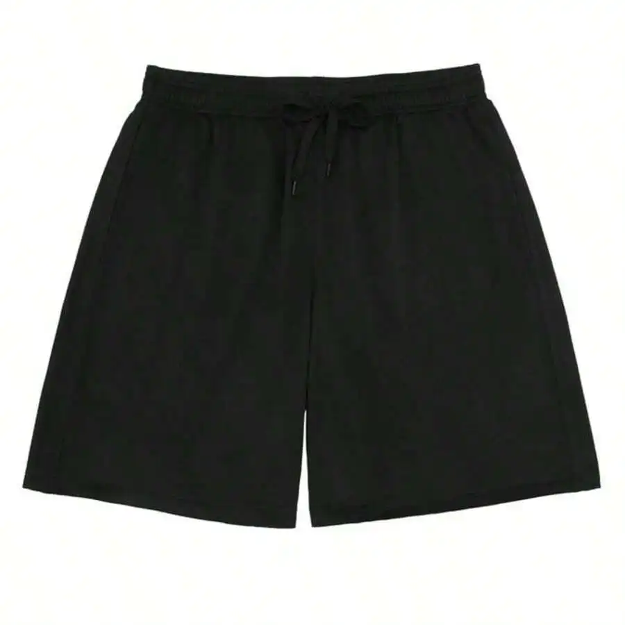 Black Elastic Waist Drawstring Shorts Simple Casual Streetwear Summer
Black Elastic Waist Drawstring Shorts Simple Casual Streetwear Summer