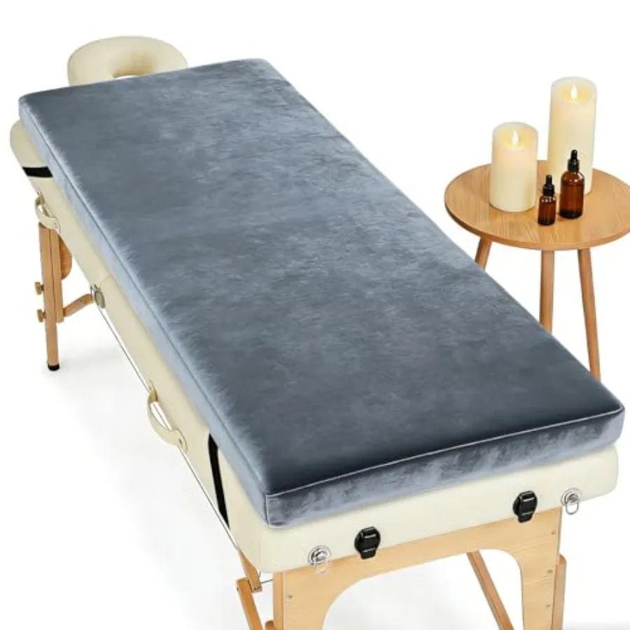 73x28x3 inch Massage Bed Mattress Topper with Removable Cover Non-Slip Elastic Bands Lash Bed Cushion 2cm Memory Foam + 28D Hig
73x28x3 inch Massage Bed Mattress Topper with Removable Cover Non-Slip Elastic Bands Lash Bed Cushion 2cm Memory Foam + 28D Hig