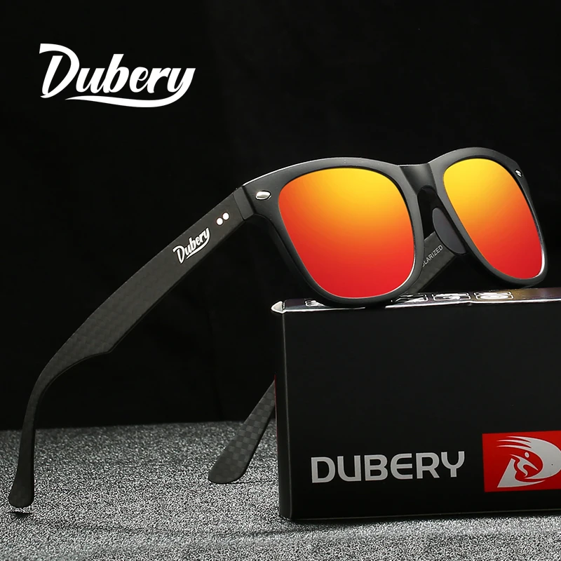 DUBERY Carbon Fiber Sunglasses Vintage Polarized Men's Sun Glasses For Men Driving Black Square Oculos Male 6 Colors Model 755
DUBERY Carbon Fiber Sunglasses Vintage Polarized Men's Sun Glasses For Men Driving Black Square Oculos Male 6 Colors Model 755