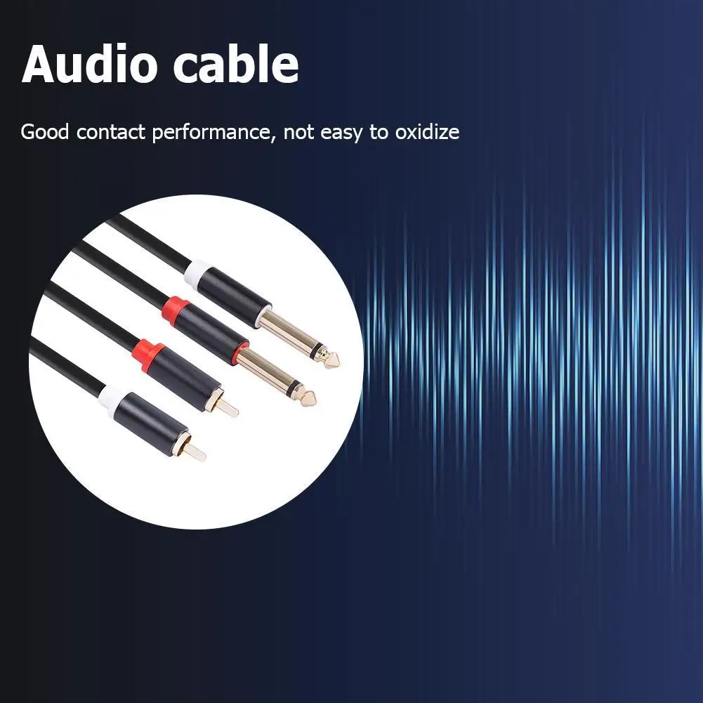 1.5m Audio Cable Anti-interference 2 to 2 Connector Converter Adapter Splitter Cord for Speaker Mixer Amplifier
1.5m Audio Cable Anti-interference 2 to 2 Connector Converter Adapter Splitter Cord for Speaker Mixer Amplifier