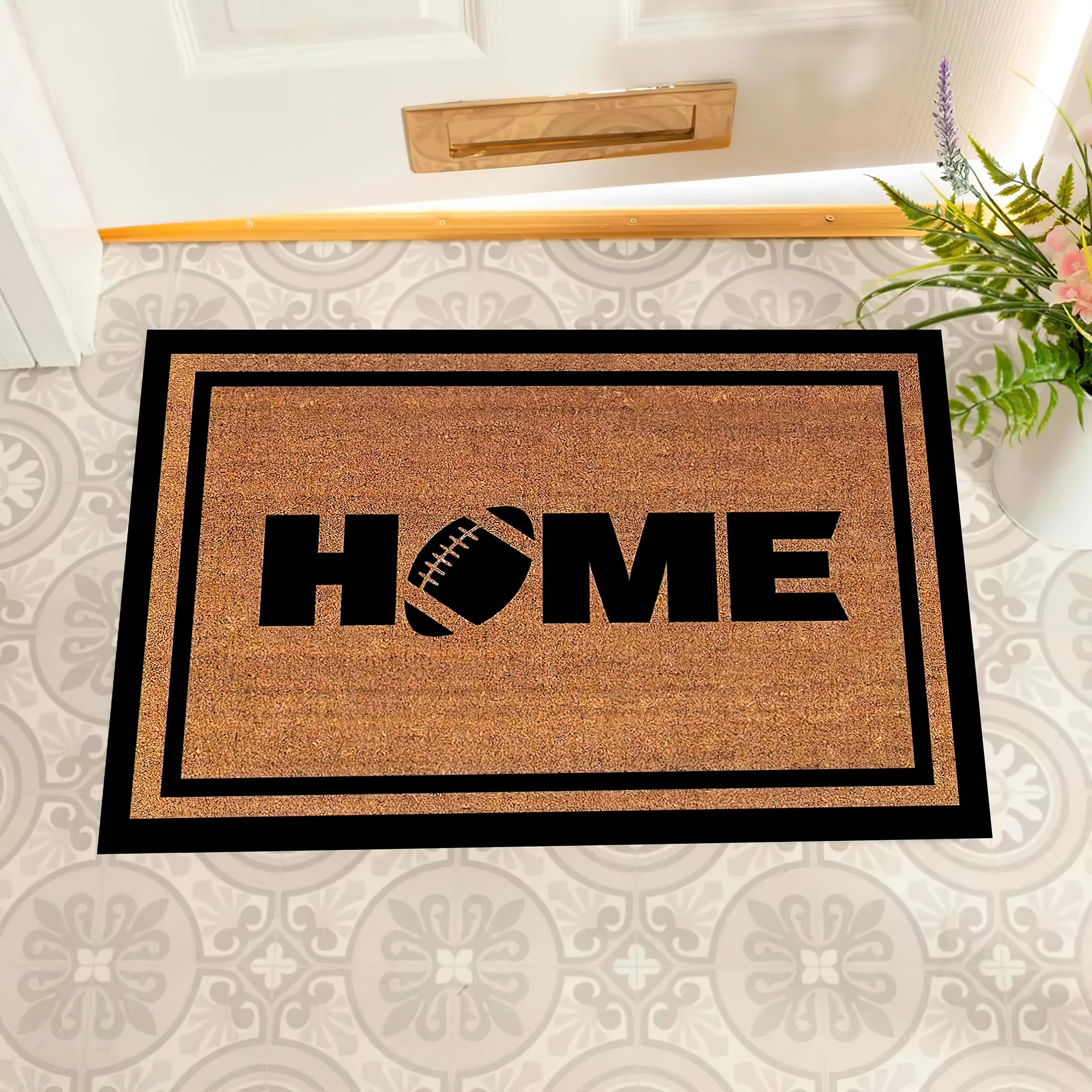 Home Rugby Doormat Spanish Rubber Non-Slip Funny Welcome Mats for Entryway Door Mat Indoor Outdoor Floor Foot Mat
Home Rugby Doormat Spanish Rubber Non-Slip Funny Welcome Mats for Entryway Door Mat Indoor Outdoor Floor Foot Mat