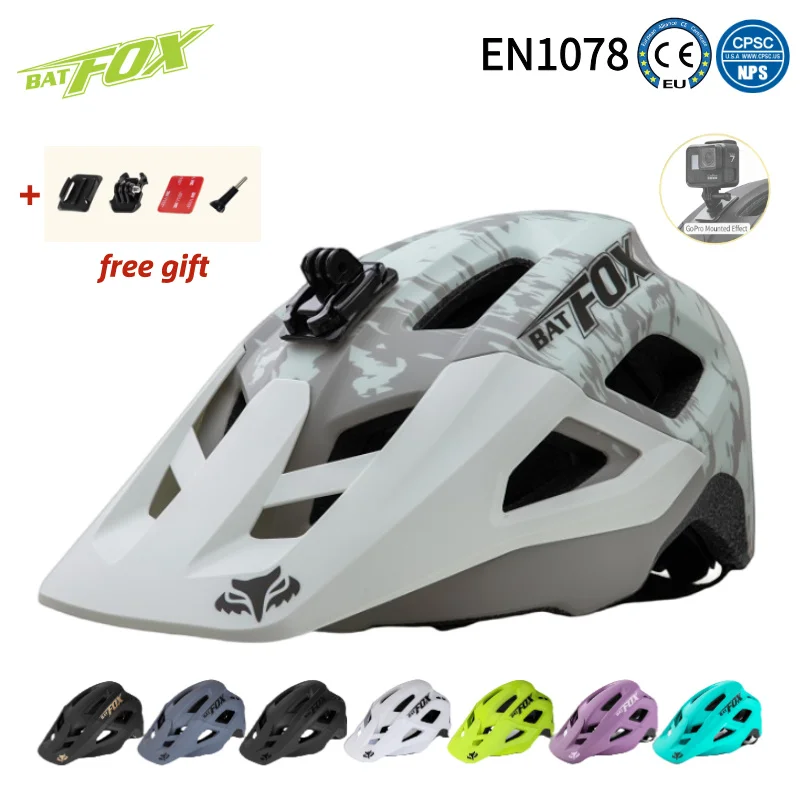 BATFOX шлем для горного велосипеда, установка, спортивная камера GO Pro, встроенная формовка, сверхлегкие велосипедные шлемы MTB для мужчин и женщин
BATFOX шлем для горного велосипеда, установка, спортивная камера GO Pro, встроенная формовка, сверхлегкие велосипедные шлемы MTB для мужчин и женщин