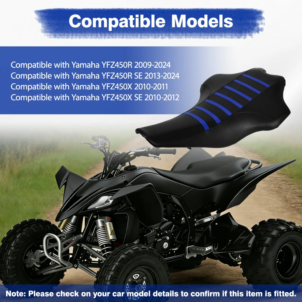 ATV Seat Cover For Yamaha YFZ450R 2009-2024 SE 2013-2024 YFZ450X SE 2010-2012 Non-Slip Seat Cushion Protector Cover
ATV Seat Cover For Yamaha YFZ450R 2009-2024 SE 2013-2024 YFZ450X SE 2010-2012 Non-Slip Seat Cushion Protector Cover