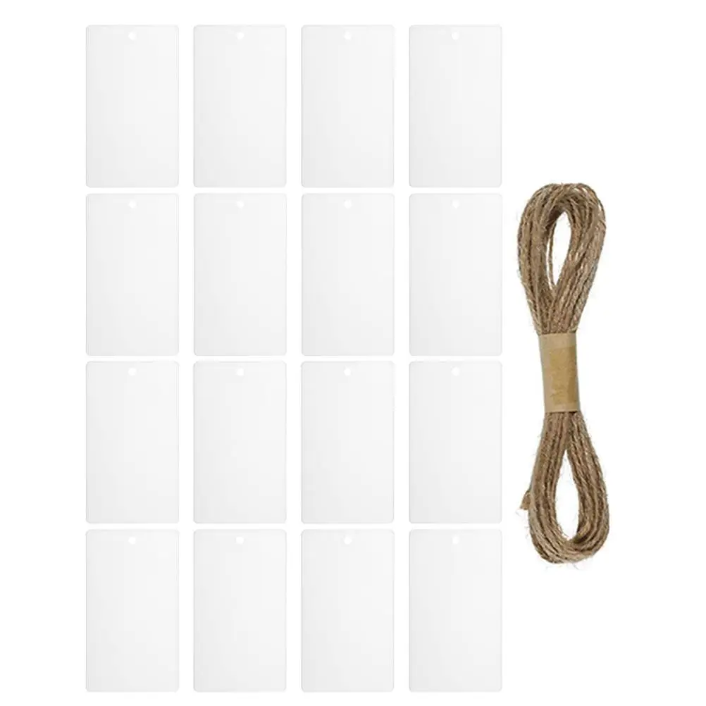 16 Pcs White Acrylic Basket Labels for Storage Box Tags Reusable DIY Organizer Hanging with String Easy Clean Durability
16 Pcs White Acrylic Basket Labels for Storage Box Tags Reusable DIY Organizer Hanging with String Easy Clean Durability