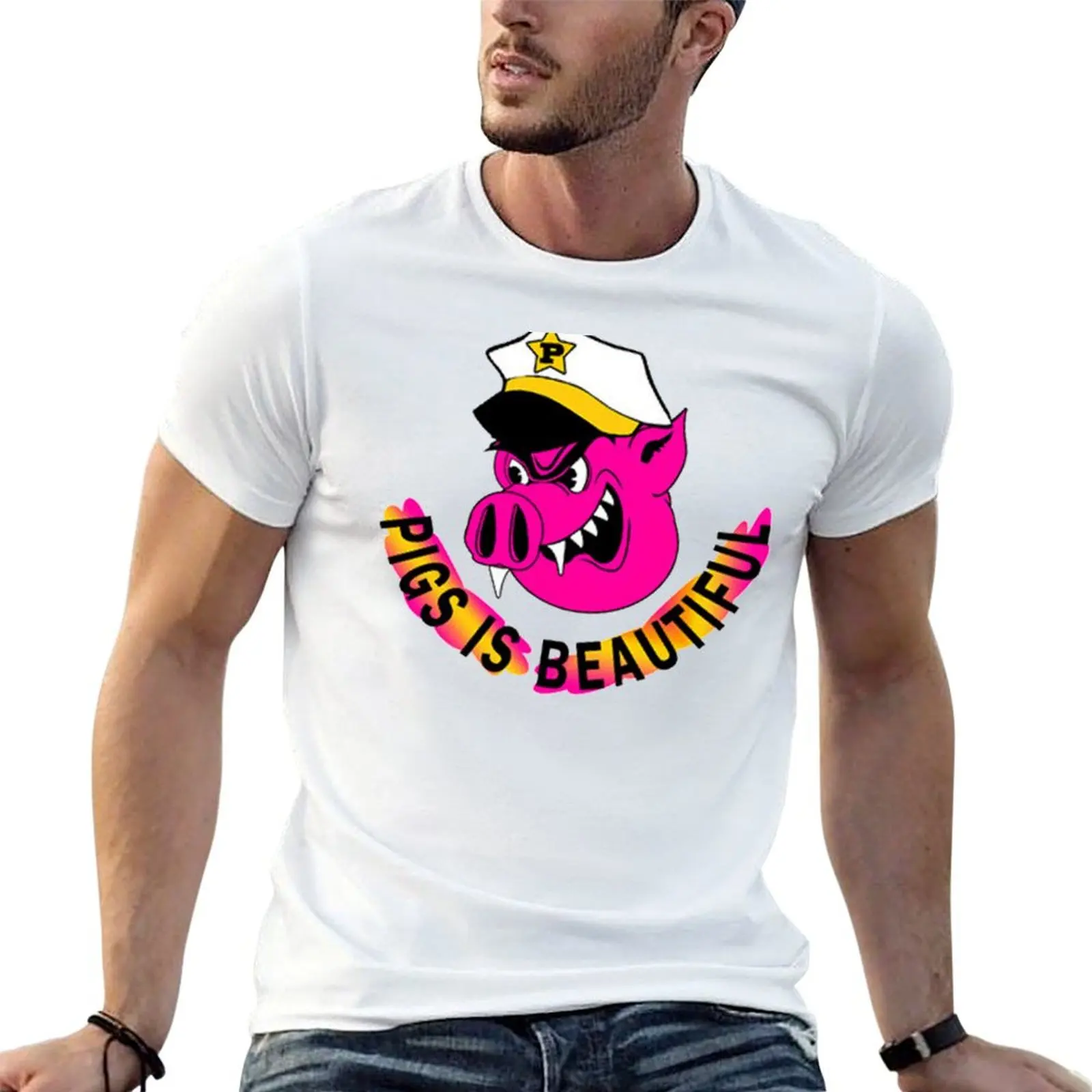 Pigs Is Beautiful T-Shirt funny t shirts dark humor cotton t shirt man t shirt custom print T-shirt
Pigs Is Beautiful T-Shirt funny t shirts dark humor cotton t shirt man t shirt custom print T-shirt