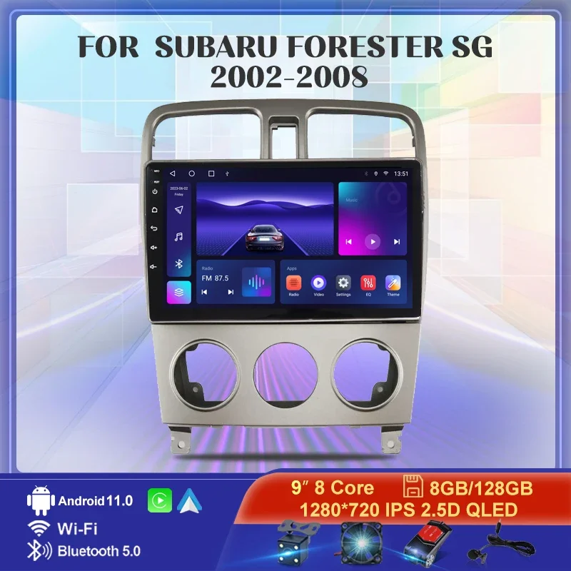 Автомагнитола 2DIN для Subaru Forester, мультимедийный проигрыватель на Android 13, с GPS, для Subaru Forester SG 2002 - 2008
Автомагнитола 2DIN для Subaru Forester, мультимедийный проигрыватель на Android 13, с GPS, для Subaru Forester SG 2002 - 2008