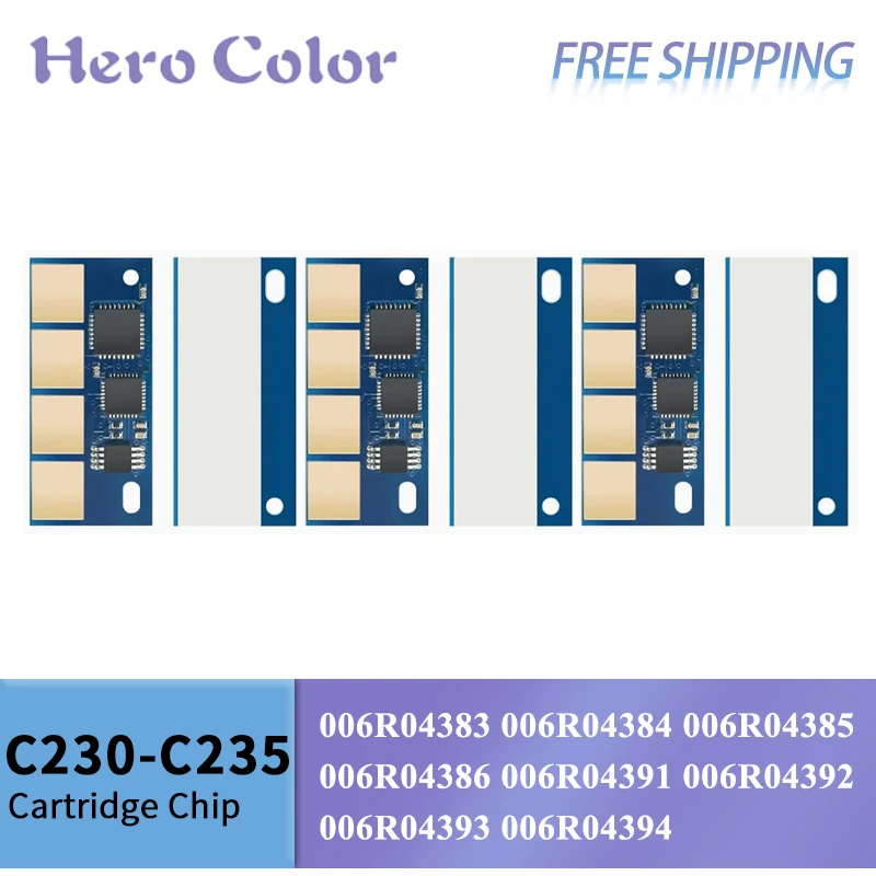 Тонер-чип для картриджа Xerox C230 C235 006R04383 006R04384 006R04385 006R04386
Тонер-чип для картриджа Xerox C230 C235 006R04383 006R04384 006R04385 006R04386