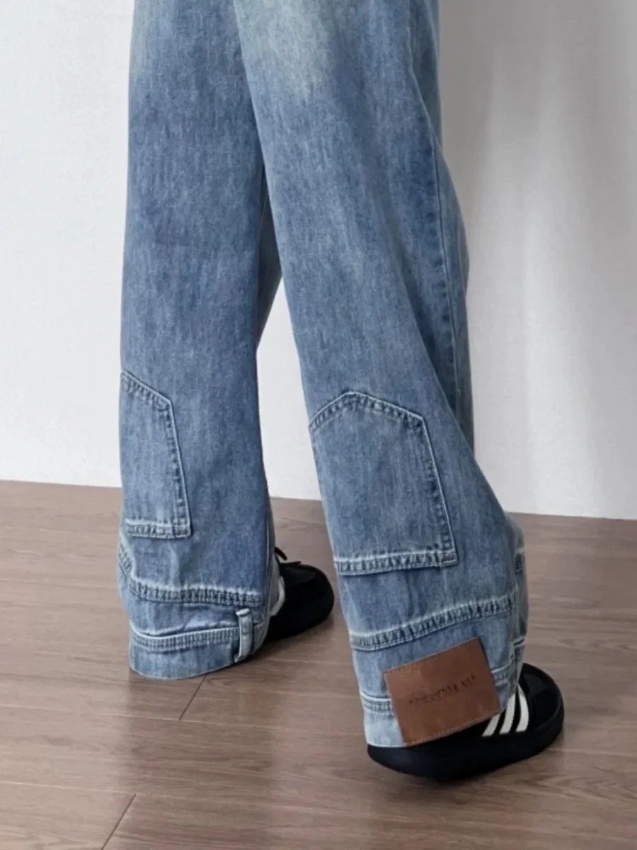 Trendy American Design High Waist Wide Leg Jeans Women's plus Size Straight Cut Slimming Long Length Casual Bootcut Denim
Trendy American Design High Waist Wide Leg Jeans Women's plus Size Straight Cut Slimming Long Length Casual Bootcut Denim