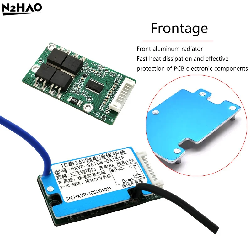 6S 7S 8S 9S 10S BMS 36V 15A 20A Protection Board 3.7V 18650 Lithium Battery With Temperature Control 60.5MM*32.5MM*9MM
6S 7S 8S 9S 10S BMS 36V 15A 20A Protection Board 3.7V 18650 Lithium Battery With Temperature Control 60.5MM*32.5MM*9MM