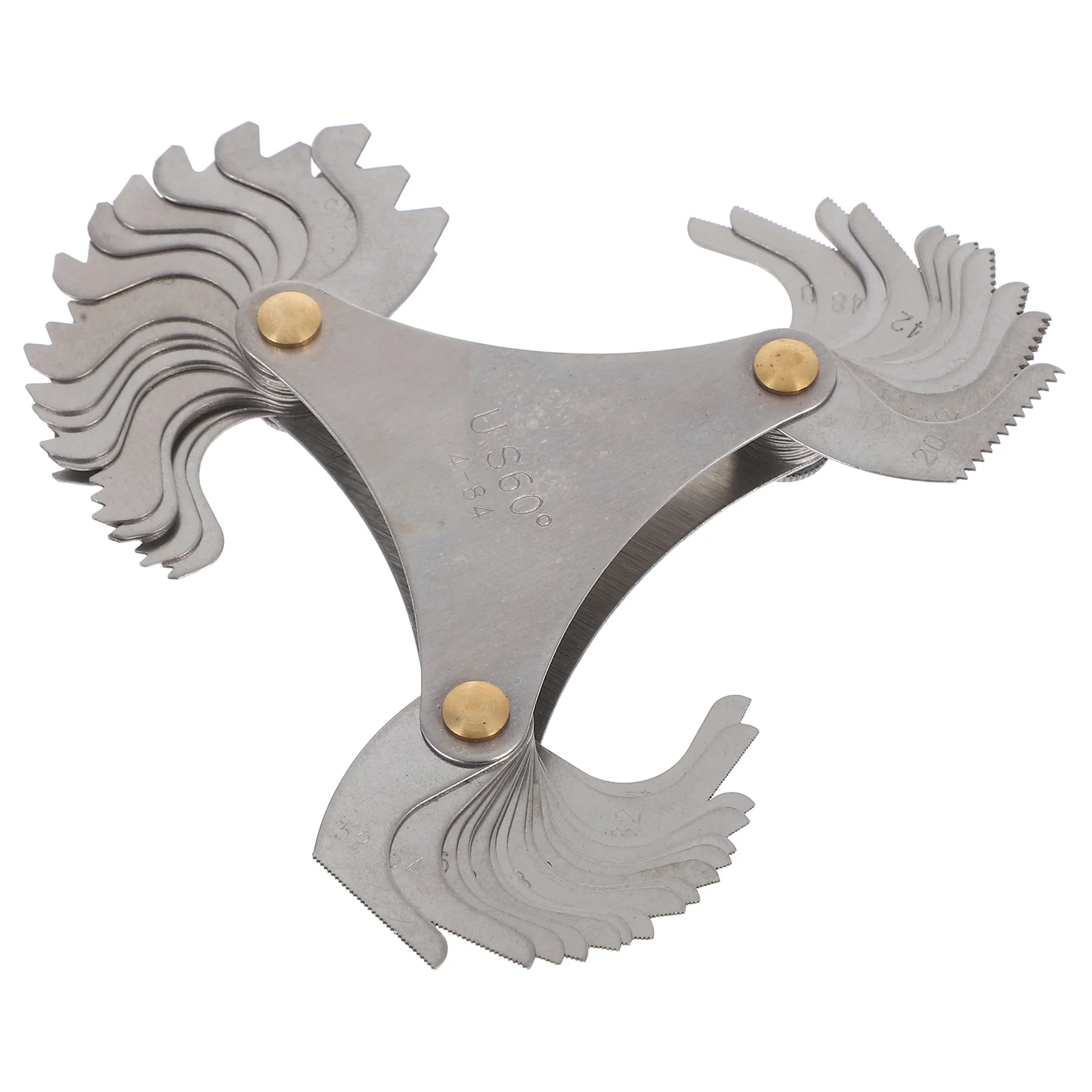 1 Set Thread Pitch Gauge Tool Screw Thread Checker Carbon Steel Measuring Blade Range Industrial Workshop Garage Precise
1 Set Thread Pitch Gauge Tool Screw Thread Checker Carbon Steel Measuring Blade Range Industrial Workshop Garage Precise