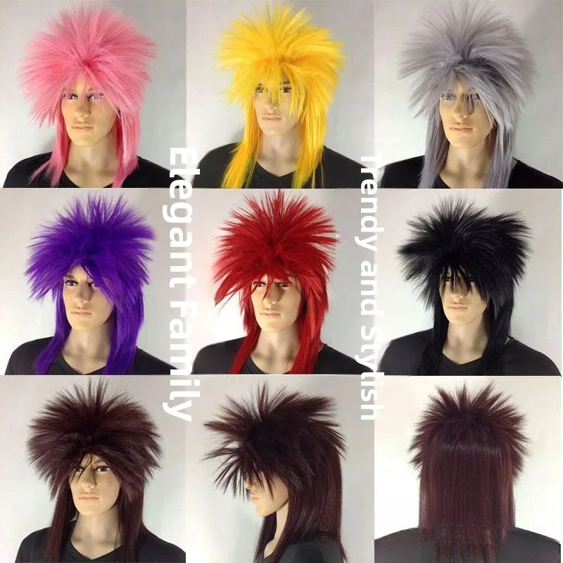 Non-Traditional Punk Style Men's Hair Wig Christmas Party Accessory Fake Hair Female Long Explosive Head Cover Fashionable Co...
Non-Traditional Punk Style Men's Hair Wig Christmas Party Accessory Fake Hair Female Long Explosive Head Cover Fashionable Co...