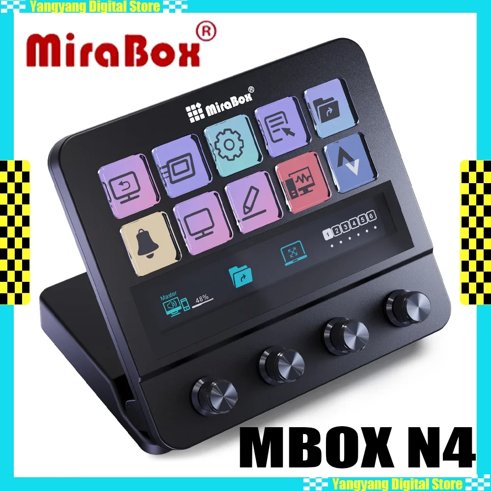 Mirabox N4 MBox N4 Streamdeck визуальная клавиатура с индивидуальным экраном, многофункциональная ручка, проводная мини-клавиатура для офиса потоковой передачи в реальном времени
Mirabox N4 MBox N4 Streamdeck визуальная клавиатура с индивидуальным экраном, многофункциональная ручка, проводная мини-клавиатура для офиса потоковой передачи в реальном времени