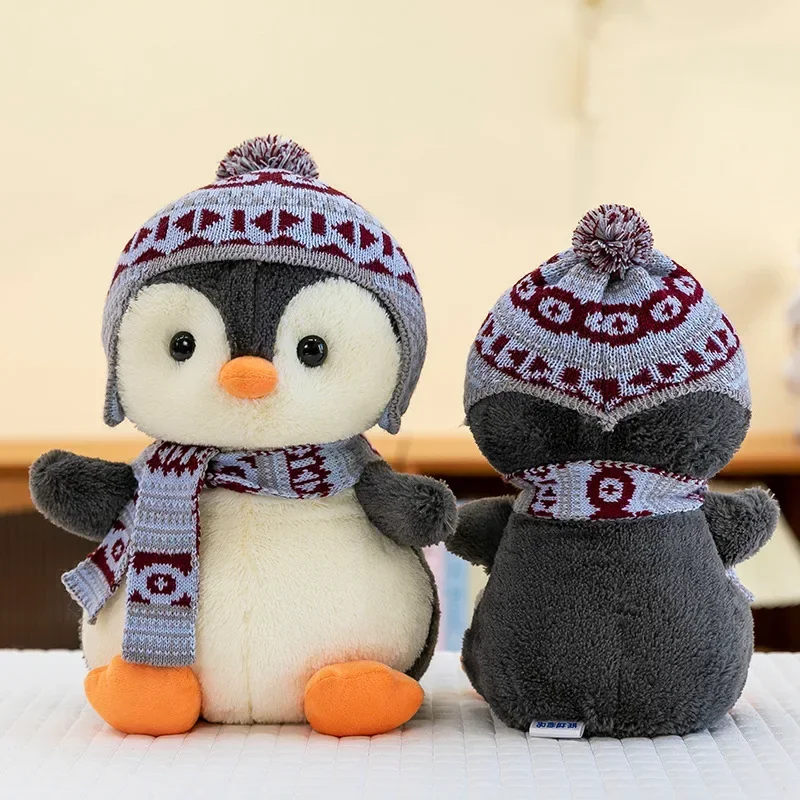 20-35cm Cute Penguin Wear Hat & Scarf Plush Toys Stuffed Animal Penguin Backpack Bags for Kids School Birthday Gift Xmas Decor
20-35cm Cute Penguin Wear Hat & Scarf Plush Toys Stuffed Animal Penguin Backpack Bags for Kids School Birthday Gift Xmas Decor