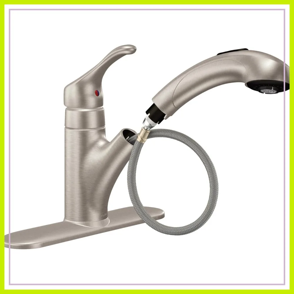 One-Handle Pullout Kitchen or Laundry Faucet with Power Clean, Spot Resist Stainless, CA87316SRS
One-Handle Pullout Kitchen or Laundry Faucet with Power Clean, Spot Resist Stainless, CA87316SRS