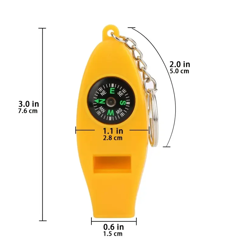 4 In 1 Emergency Survival Whistle With Compass Thermometer Magnifier For Hiking Camping Hunting Fishing
4 In 1 Emergency Survival Whistle With Compass Thermometer Magnifier For Hiking Camping Hunting Fishing