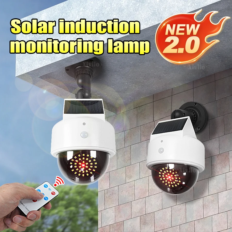 New Solar Simulation Monitoring Camera Motion Sensor Light Outdoor Night Light Lighting Fake Camera Street Garden Lamp Wall Lamp
New Solar Simulation Monitoring Camera Motion Sensor Light Outdoor Night Light Lighting Fake Camera Street Garden Lamp Wall Lamp