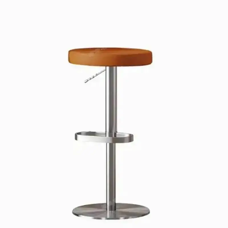 Bar Round Trendy Adjustable Quality Chairs Metal High Swivel Salon Bar Chairs Nordic Minimalist Taburete Cocina Home Furniture
Bar Round Trendy Adjustable Quality Chairs Metal High Swivel Salon Bar Chairs Nordic Minimalist Taburete Cocina Home Furniture