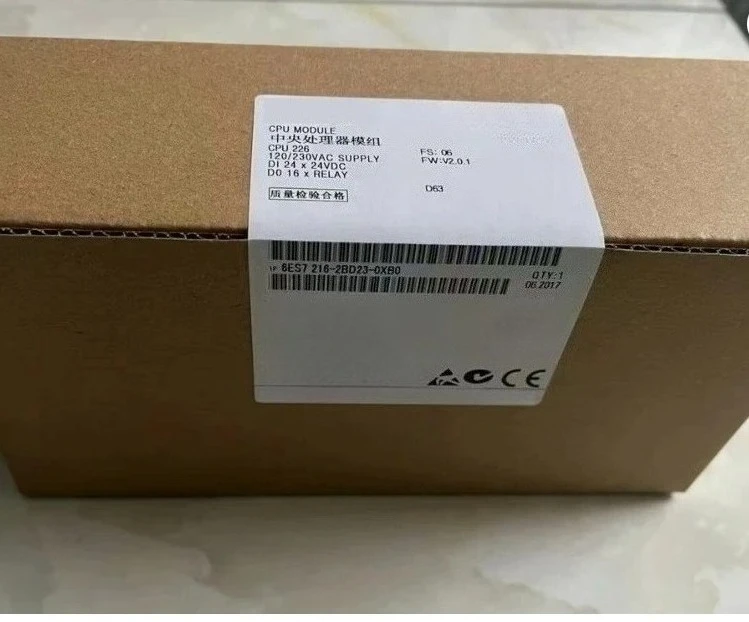 Brand New Original 6ES7216-2AD23-0XB0 S7-200 CPU226 PLC Programmable Controller Module Fast Delivery
Brand New Original 6ES7216-2AD23-0XB0 S7-200 CPU226 PLC Programmable Controller Module Fast Delivery