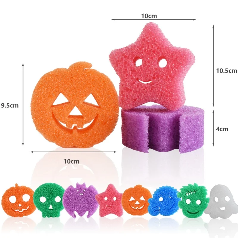 8pcs Smiley Face Temperature-Changing Cleaning Sponges Colorful Kitchen Dishwashing Tools for Summer Grease Removal Cleaning
8pcs Smiley Face Temperature-Changing Cleaning Sponges Colorful Kitchen Dishwashing Tools for Summer Grease Removal Cleaning