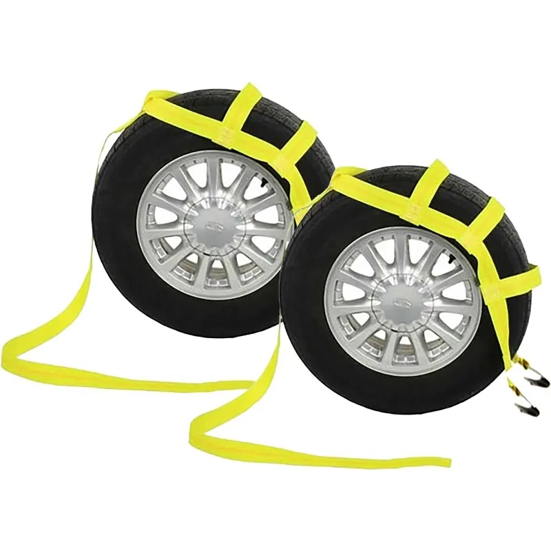 US Cargo Control Tow Dolly Basket Straps (2-Pack), Fits 14-17 Inch Wheels, Yellow Car Dolly Straps with Flat Hooks
US Cargo Control Tow Dolly Basket Straps (2-Pack), Fits 14-17 Inch Wheels, Yellow Car Dolly Straps with Flat Hooks
