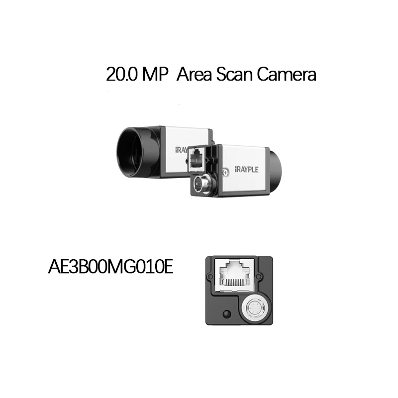 AE3B00MG010E ,irayple 20.0 MP GigE, PoE Industrial Camera
AE3B00MG010E ,irayple 20.0 MP GigE, PoE Industrial Camera