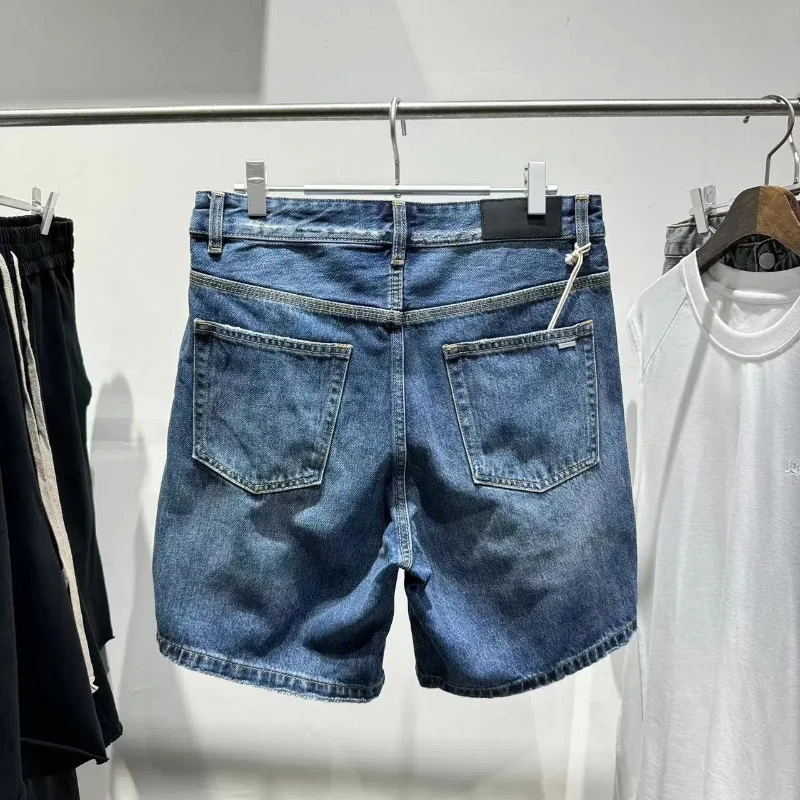 Шорты мужские джинсовые в стиле High Street, повседневные баскетбольные короткие штаны, уличная одежда Techwear, Am 1:1, Y2k
Шорты мужские джинсовые в стиле High Street, повседневные баскетбольные короткие штаны, уличная одежда Techwear, Am 1:1, Y2k