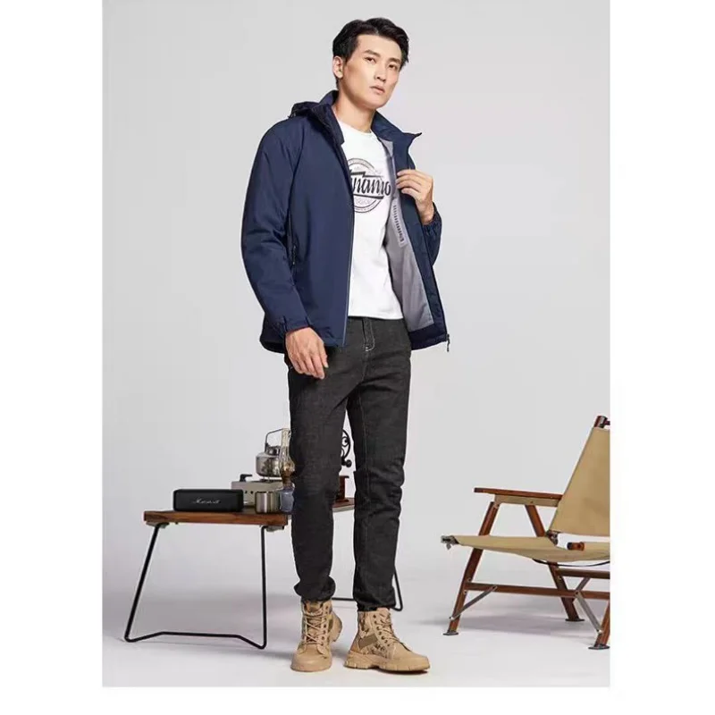 EiAO Jacket Couple's Fashion Windproof Waterproof Breathable Hooded Outdoor Coat for Hiking Camping Fishing Trendy Sportswear
EiAO Jacket Couple's Fashion Windproof Waterproof Breathable Hooded Outdoor Coat for Hiking Camping Fishing Trendy Sportswear