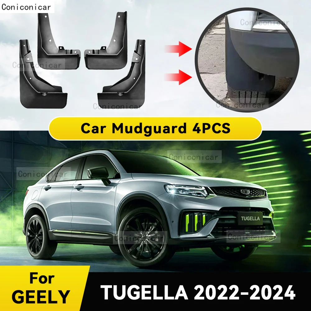 Car Fender Mud Flaps For GEELY TUGELLA 2022 2023 2024 Splash Guards MudFlaps Front Rear Wheel Mudguards Auto Car Accessories
Car Fender Mud Flaps For GEELY TUGELLA 2022 2023 2024 Splash Guards MudFlaps Front Rear Wheel Mudguards Auto Car Accessories