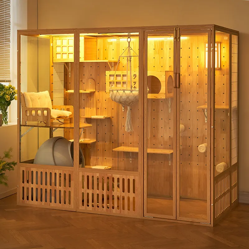 Large Cat Villa House Home Luxury Cage Indoor House Custom Villa Panoramic Glass House
Large Cat Villa House Home Luxury Cage Indoor House Custom Villa Panoramic Glass House