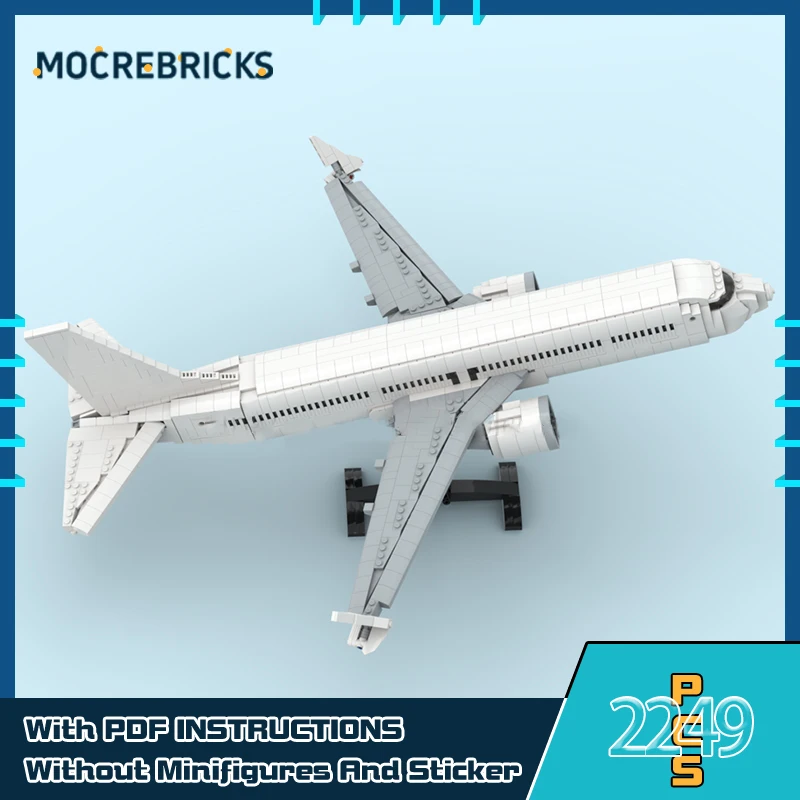 Boeing 737 Passenger Airplane MOC Model Building Block Assembly Set DIY Technology Bricks Puzzle Toys Children's Christmas Gifts 
Boeing 737 Passenger Airplane MOC Model Building Block Assembly Set DIY Technology Bricks Puzzle Toys Children's Christmas Gifts