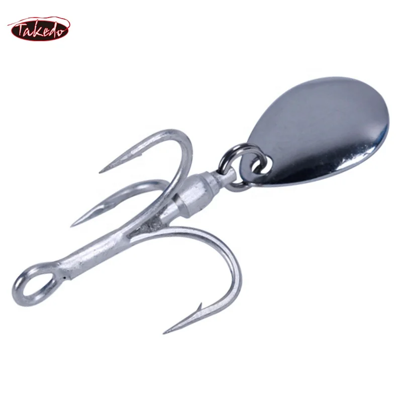 TAKEDO 4PCS Sea Fishing High Carbon Steel 4# 6# 8# Anzol Fishing Accessories Treble Hook With Spinner Sequins Fishing Hooks
TAKEDO 4PCS Sea Fishing High Carbon Steel 4# 6# 8# Anzol Fishing Accessories Treble Hook With Spinner Sequins Fishing Hooks
