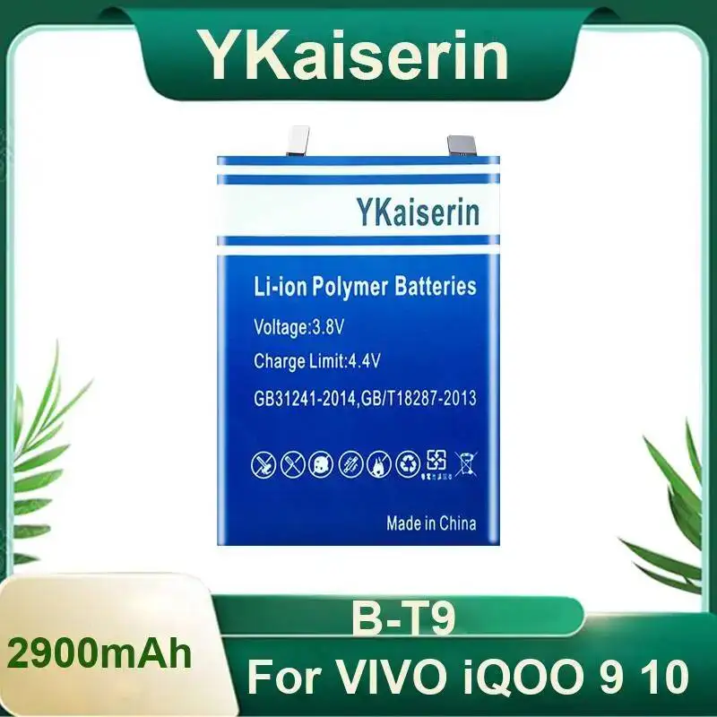 B-T9 Безопасный и надежный аккумулятор для мобильного телефона емкостью 2900 мАч для Vivo Iqoo 9 10
B-T9 Безопасный и надежный аккумулятор для мобильного телефона емкостью 2900 мАч для Vivo Iqoo 9 10