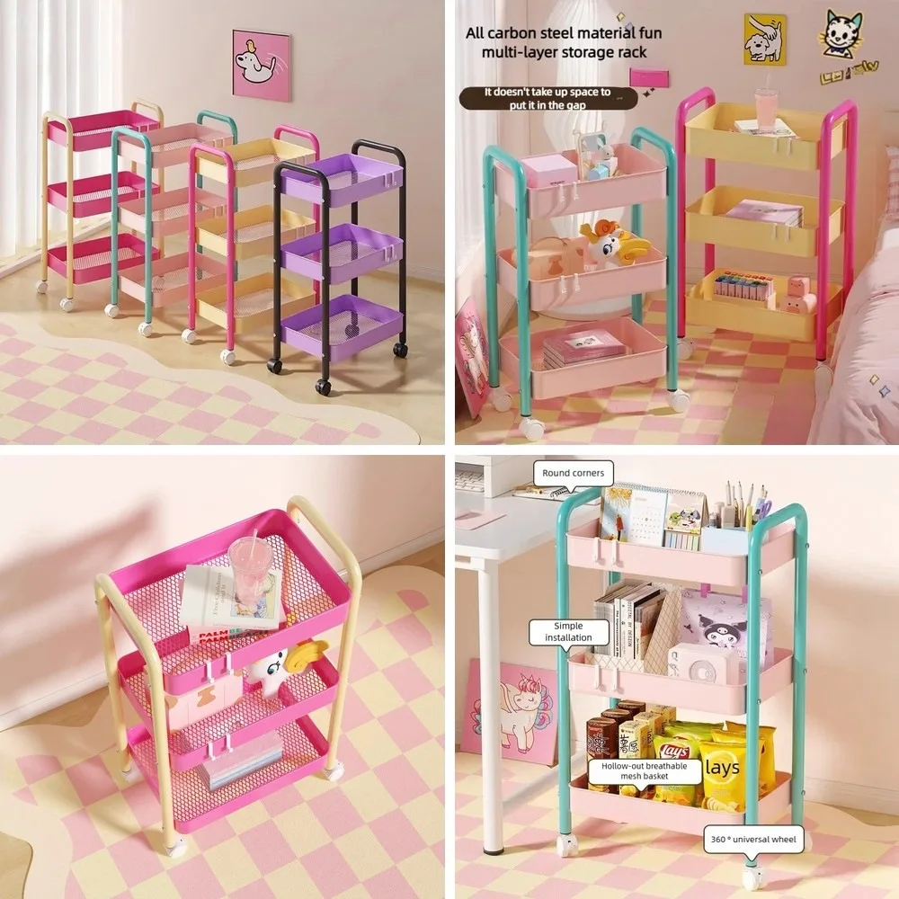 Hot Contrast Color Multi-Layer Rolling Storage Cart with Wheels, Mobile Trolley Organizer for Bathroom Rack Shelf
Hot Contrast Color Multi-Layer Rolling Storage Cart with Wheels, Mobile Trolley Organizer for Bathroom Rack Shelf