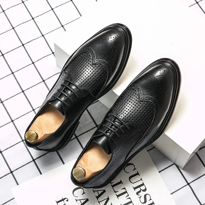 Suit Shoes Men Dress Shoes Breathable Fashion Social Formal Shoes Business Office Leather Shoes Brand Original Wedding Shoes
Suit Shoes Men Dress Shoes Breathable Fashion Social Formal Shoes Business Office Leather Shoes Brand Original Wedding Shoes