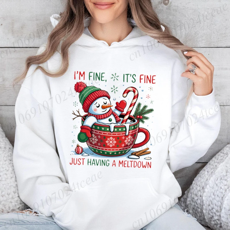 I'm Fine,it's Fine,just Having A Meltdown Women Hoodies Fashion Clothes Sweatshirt Funny Cute Snowman Xmas Christmas Sweatshirt
I'm Fine,it's Fine,just Having A Meltdown Women Hoodies Fashion Clothes Sweatshirt Funny Cute Snowman Xmas Christmas Sweatshirt