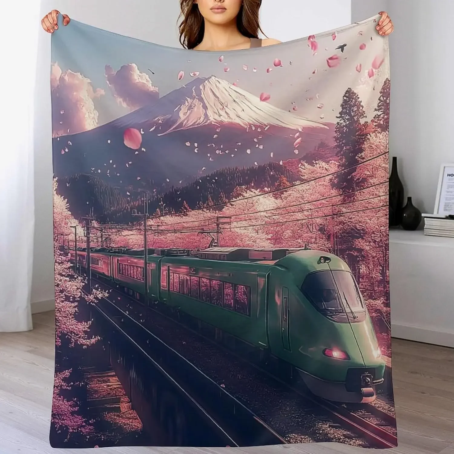 Vintage Train Mountain Tree Throw Blanket Lightweight Soft Cozy Floral Forest Design for Couch Sofa Bed Multiple Sizes Available
Vintage Train Mountain Tree Throw Blanket Lightweight Soft Cozy Floral Forest Design for Couch Sofa Bed Multiple Sizes Available