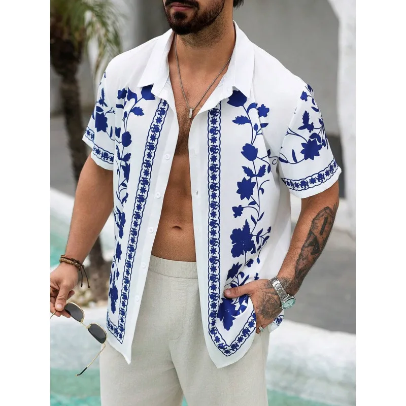 Men's Casual Letter Print Shirt Comfortable Fit Fashionable Design Cotton Material Spring Summer Autumn Seasonal Wear
Men's Casual Letter Print Shirt Comfortable Fit Fashionable Design Cotton Material Spring Summer Autumn Seasonal Wear