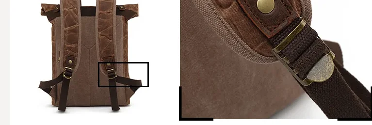 Luxury Vintage Canvas Backpacks for Men Oil Wax Canvas Rucksacks Travel bag Backpack Large Waterproof Daypacks Retro Bagpack
Luxury Vintage Canvas Backpacks for Men Oil Wax Canvas Rucksacks Travel bag Backpack Large Waterproof Daypacks Retro Bagpack