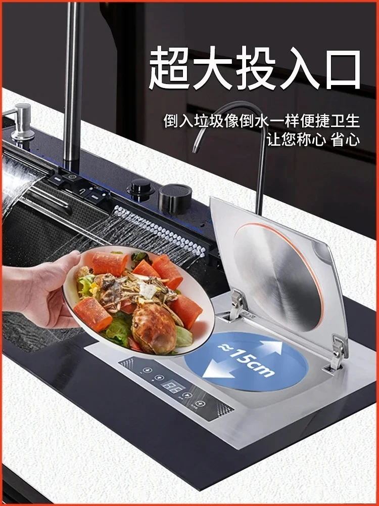 Кухонный интеллектуальный процессор для отходов, домашняя кухня, кухня, пищевая мощная мойка, универсальная машина
Кухонный интеллектуальный процессор для отходов, домашняя кухня, кухня, пищевая мощная мойка, универсальная машина