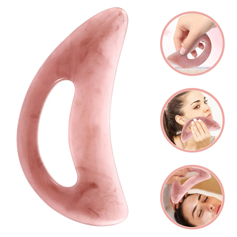 Скребок Гуаша из смолы в форме луны, инструмент Гуа Ша для тела, массажная доска для лица, скребковая доска, компактный массажер для мышц, портативный скребок для тела
Скребок Гуаша из смолы в форме луны, инструмент Гуа Ша для тела, массажная доска для лица, скребковая доска, компактный массажер для мышц, портативный скребок для тела