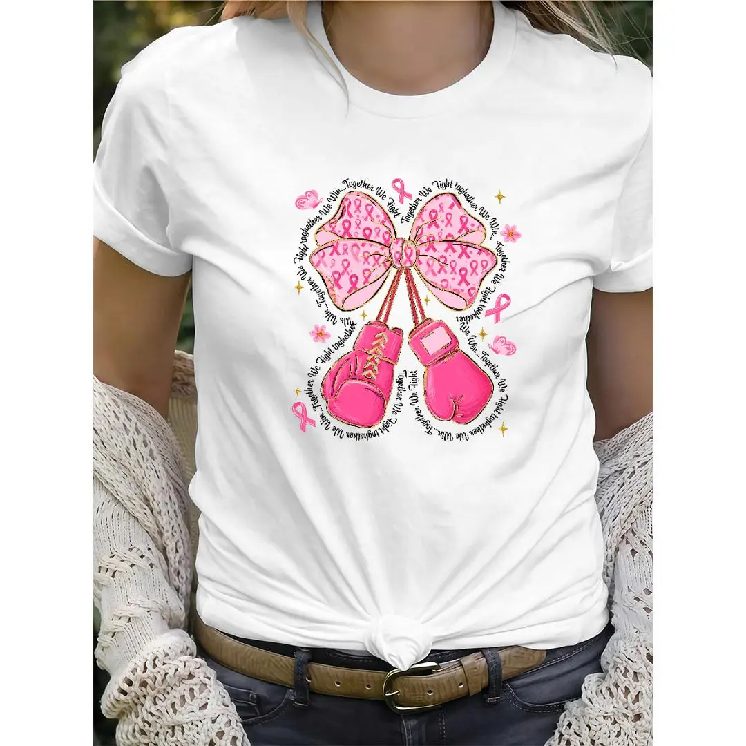 Breast Cancer Awareness T-shirt, Pink Ribbon Graphic Tee, Women Men Cancer Survivor Gift, Fighter Warrior Support Top
Breast Cancer Awareness T-shirt, Pink Ribbon Graphic Tee, Women Men Cancer Survivor Gift, Fighter Warrior Support Top