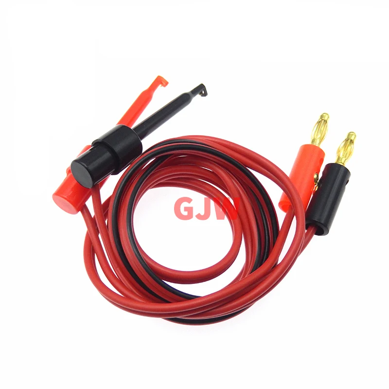 1 Pair 1M 4mm Banana Plug to electric Hook Clip Test Lead Cable Gold Plated For Multimeter Test Leads wire Connector red black
1 Pair 1M 4mm Banana Plug to electric Hook Clip Test Lead Cable Gold Plated For Multimeter Test Leads wire Connector red black