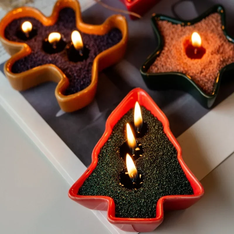 Christmas Pearled Candle Gilded Flowing Sand Wax DIY Handmade Aromatherapy Candle with Plates Christmas Gift Home Decoration
Christmas Pearled Candle Gilded Flowing Sand Wax DIY Handmade Aromatherapy Candle with Plates Christmas Gift Home Decoration