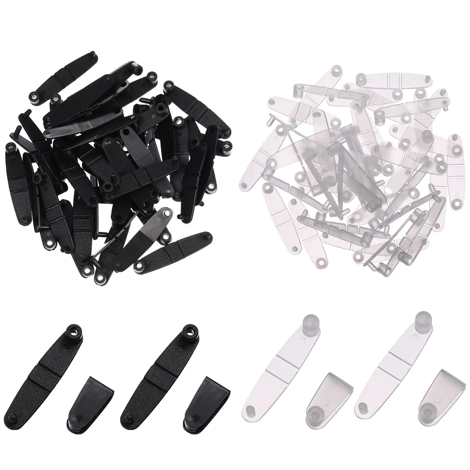 100 Pcs Plastic Keychain Clips Clear Black Durable Lightweight Organizer for Keys ID Badges Phones Backpacks Easy to Use
100 Pcs Plastic Keychain Clips Clear Black Durable Lightweight Organizer for Keys ID Badges Phones Backpacks Easy to Use