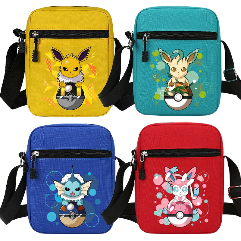 Anime Pokemons Shoulder Bag for Men Women Pikachu Cartoon Printed Crossbody Bags Students Portable Storage Fashion Handbag Gifts
Anime Pokemons Shoulder Bag for Men Women Pikachu Cartoon Printed Crossbody Bags Students Portable Storage Fashion Handbag Gifts