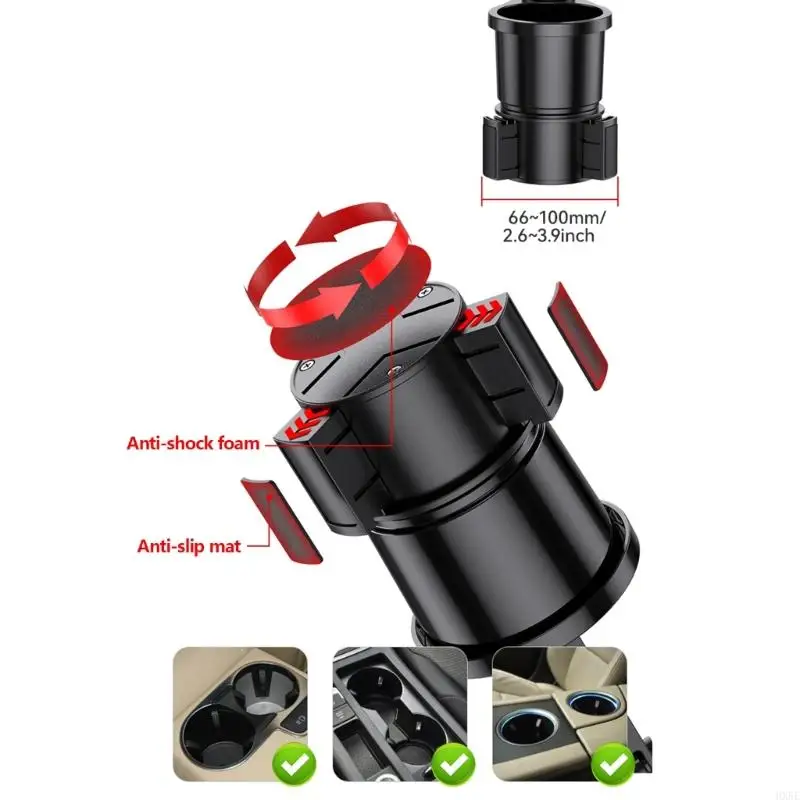 Double Function Car Cup Holder Expander And USB Desk Fan Adjustable For Vehicles Convenient and Effcieint Cooling HX5E
Double Function Car Cup Holder Expander And USB Desk Fan Adjustable For Vehicles Convenient and Effcieint Cooling HX5E